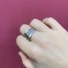 Anello Quadrato Forchetta 3 Rebbi - immagine 6
