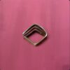 Anello Quadrato Forchetta 3 Rebbi - immagine 4