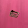 Anello Quadrato Forchetta 3 Rebbi - immagine 3